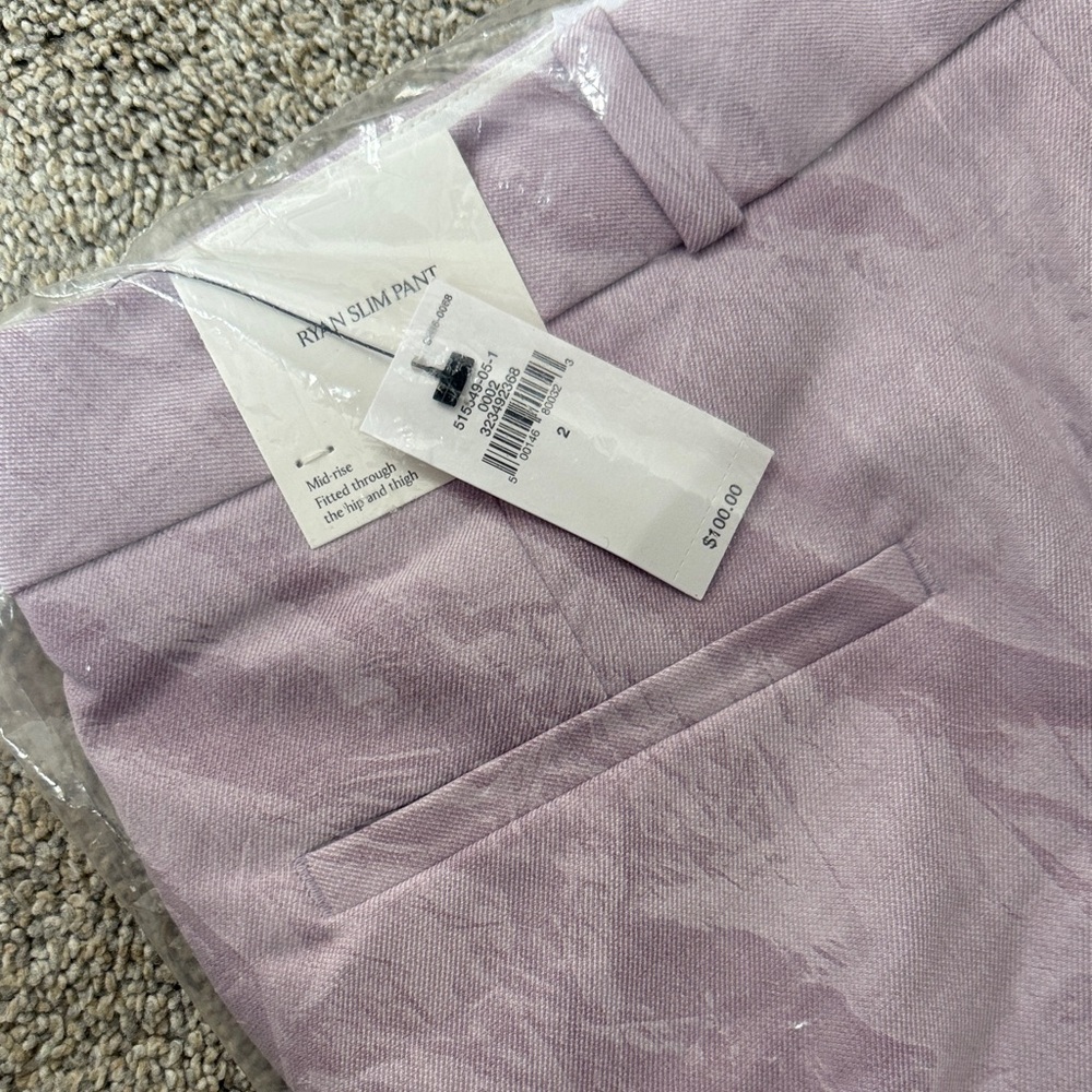 Ryan Slim Pant - Dusty Lavender